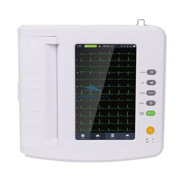 جهاز تخطيط القلب ECG1212G ذو 12 رصاصًا Ecg